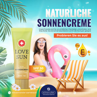 Schnarwiler LOVE SUN natürliche Sonnencreme, SPF50, parfumfrei