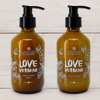 SET: LOVE VERBENA shower gel / hand soap and body lotion